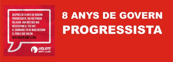 Sant Lluís, 8 anys de govern progressista